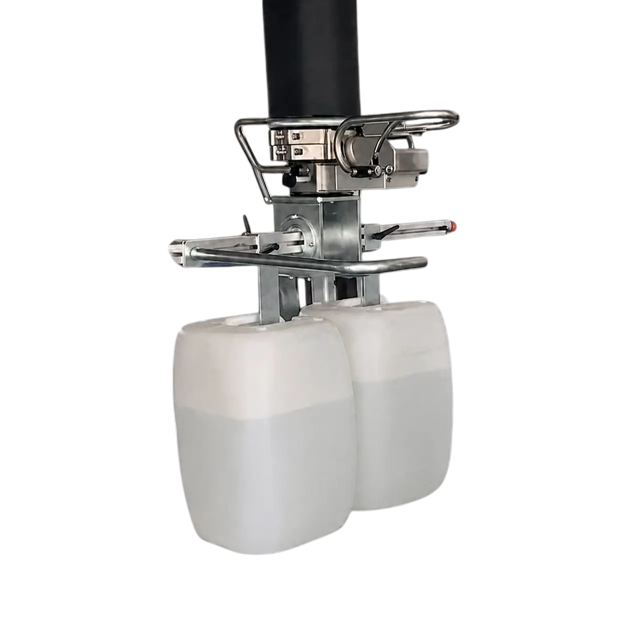 Barrel Handling Equipment for plastic PE barrels with uneven surfaces and high-compensation suction seals